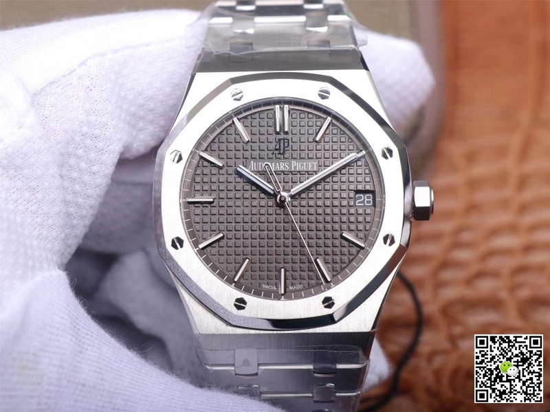 Replica Audemars P1g*et Royal Oak 15500ST.OO.1220ST.02 1:1 Best Edition ZF Factory Gray Dial Swiss ETA4302