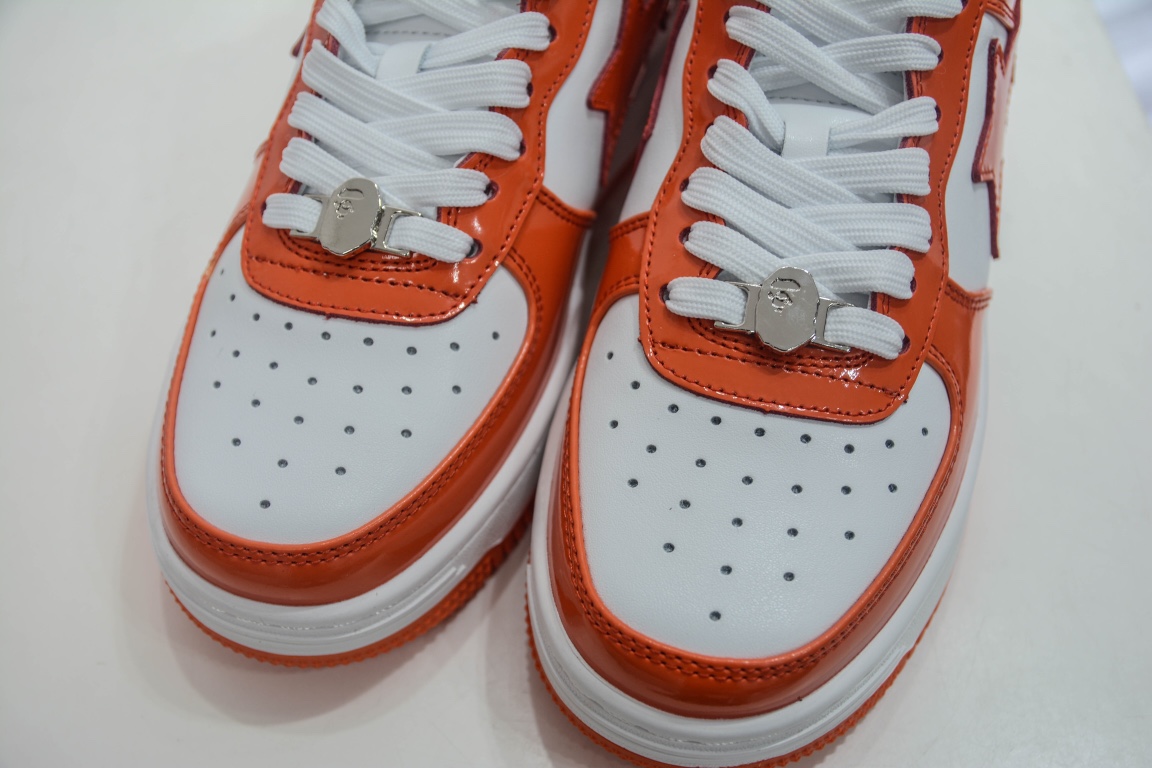 A Bathing Ape Bape Sta Low Orange