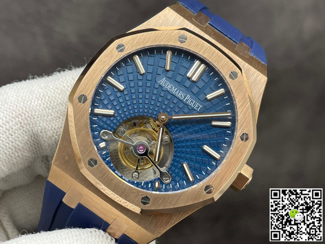 Replica Audemars P1g*et Royal Oak Tourbillon 1:1 Best Edition R8 Factory Rubber Strap