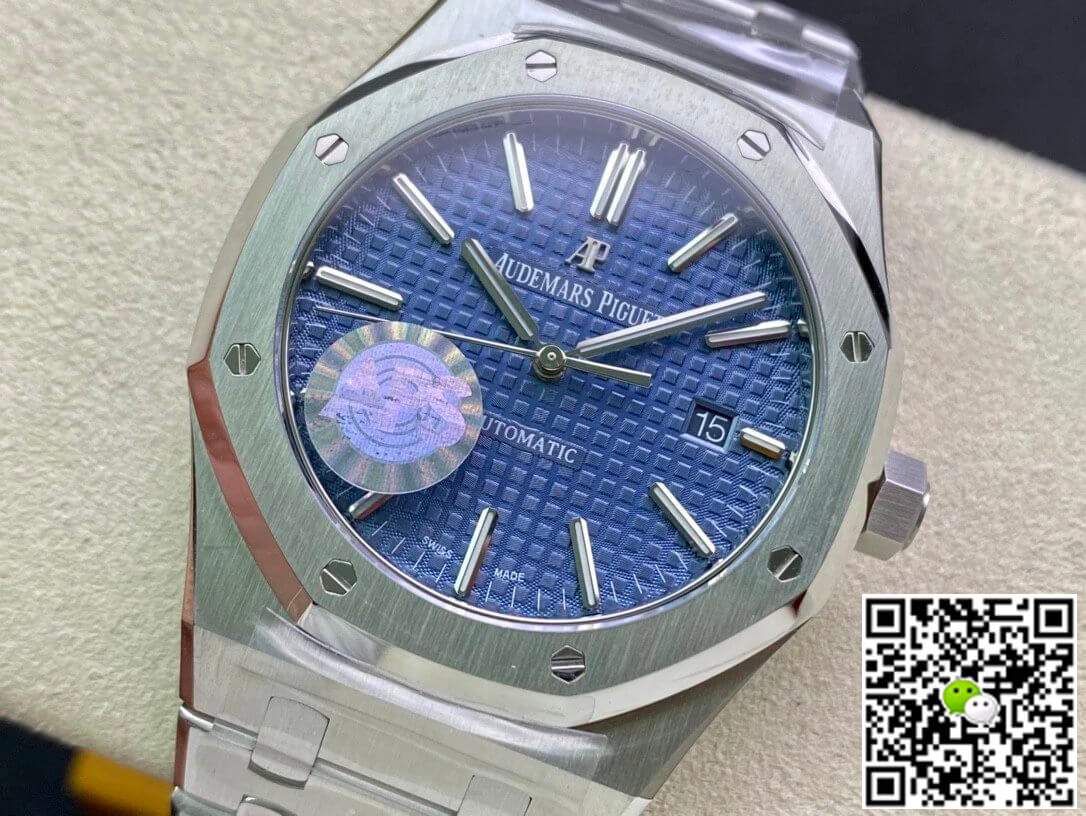 Replica Audemars P1g*et Royal Oak 15400ST.OO.1220ST.03 1:1 Best Edition APS Factory Blue Dial