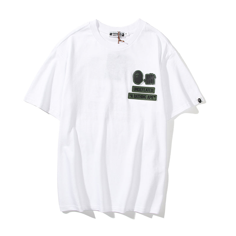 Bape x Undefeated T Shirt Bape Ape Head Classic Cotton Tee 5082