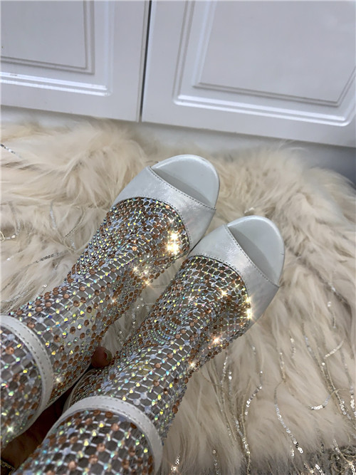 rene caovilla boots open toe sandals