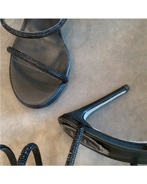 rene caovilla snake sandals