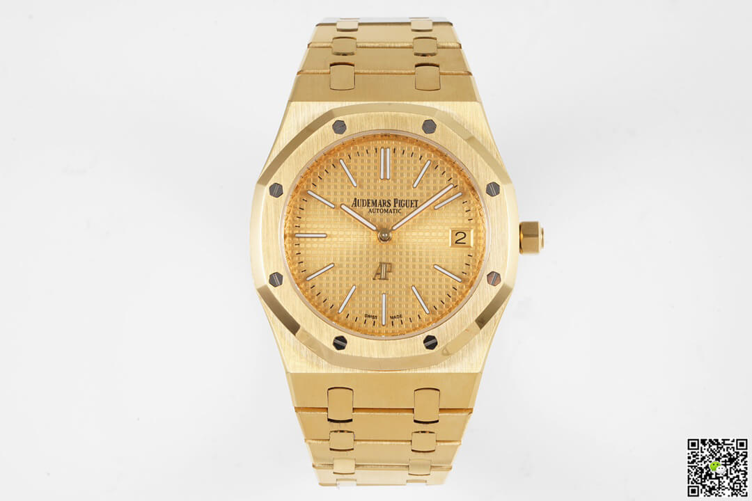 Replica Audemars P1g*et Royal Oak 15202BA.OO.1240BA.02 1:1 Best Edition KZ Factory Yellow Gold