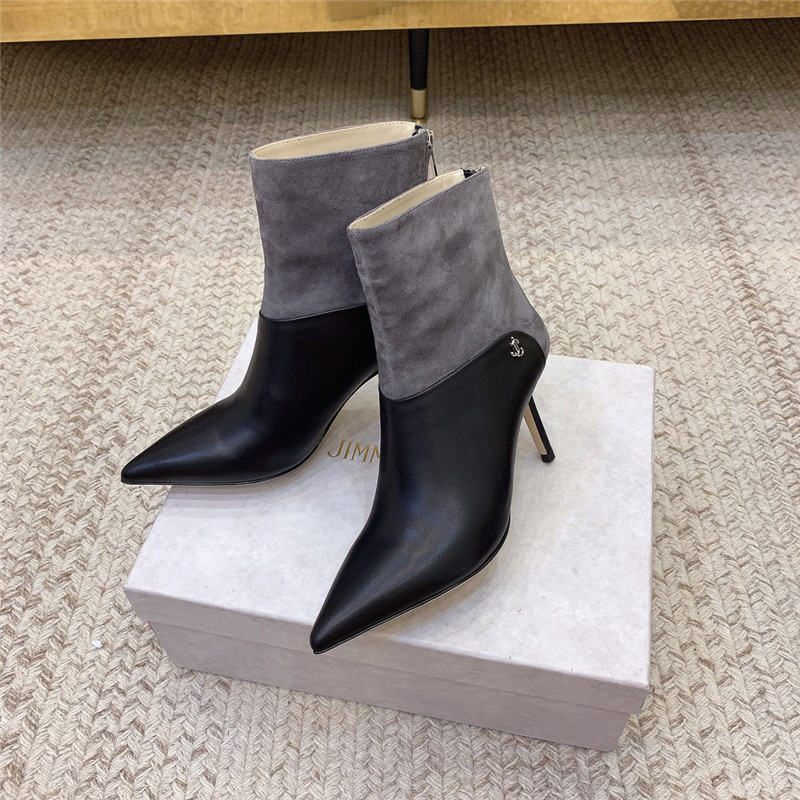 J1m*y Ch00 classic stiletto heeled ankle boots
