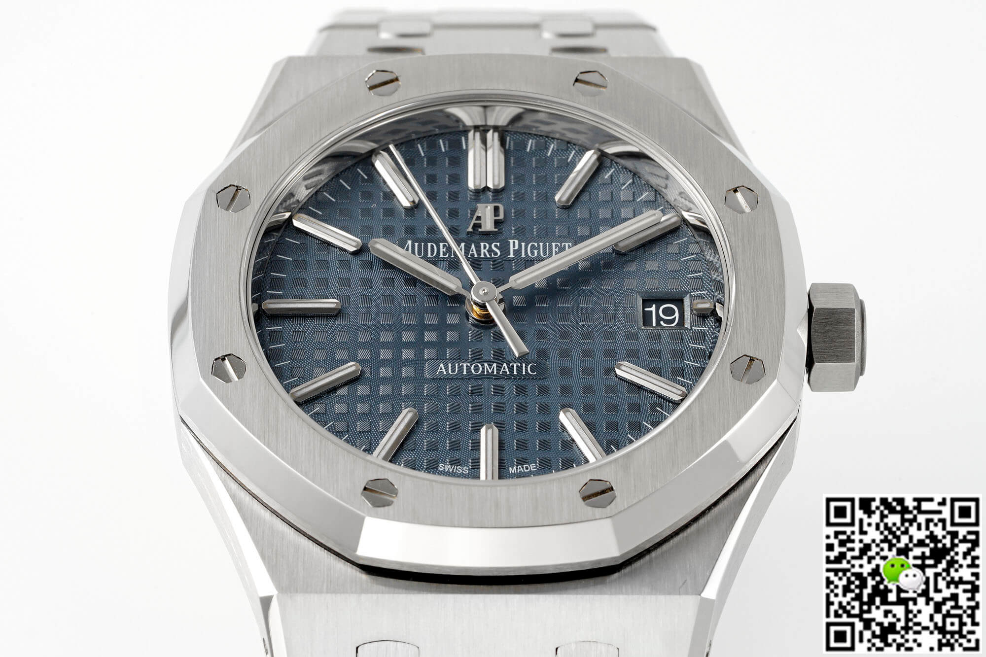 Replica Audemars P1g*et Royal Oak 15450ST.OO.1256ST.03 1:1 Best Edition APS Factory Blue Dial