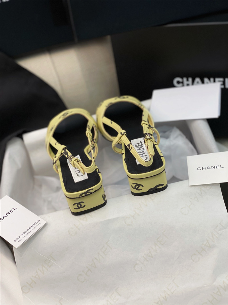 Ch**el flat cutout sandals