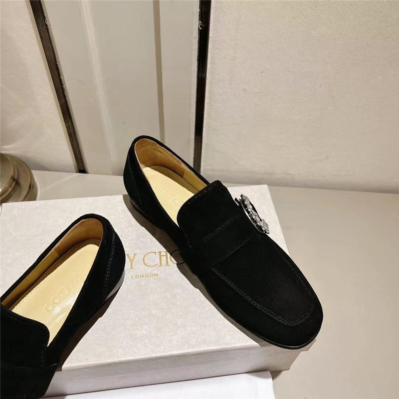 J1m*y Ch00 Deanna Low Heel Loafers