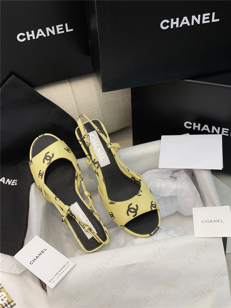Ch**el flat cutout sandals