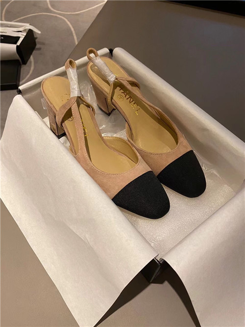 Ch**el Slingback Dupe heels sandals