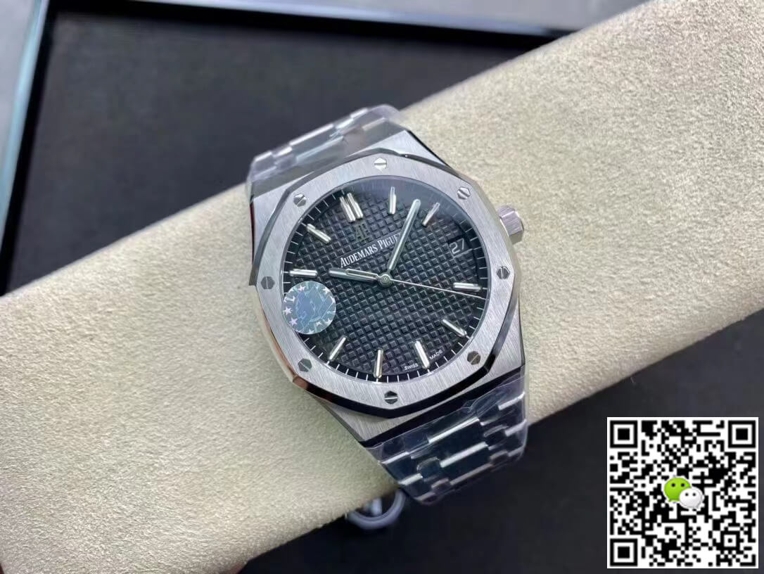 Replica Audemars P1g*et Royal Oak 15500ST.OO.1220ST.03 1:1 Best Edition ZF Factory V2 Version Black Dial
