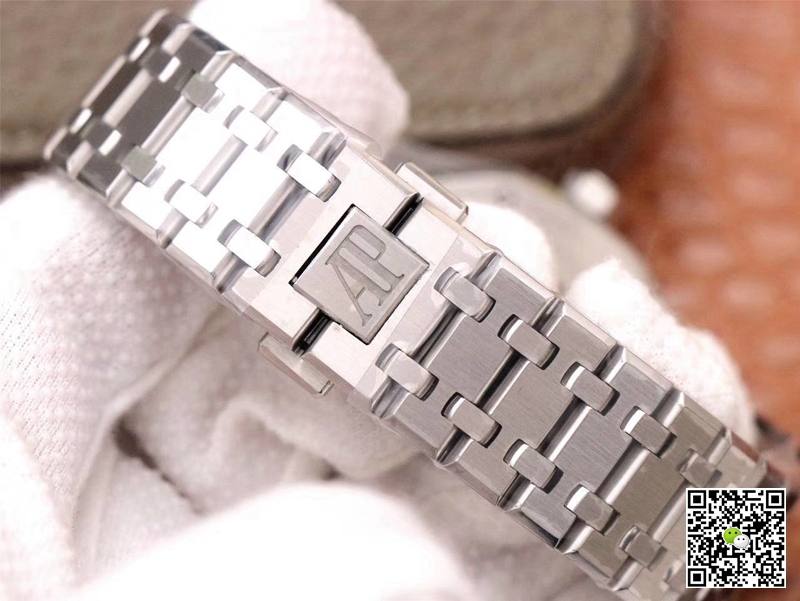 Replica Audemars P1g*et Royal Oak 15400ST.OO.1220ST.02 1:1 Best Edition ZF Factory White Dial Swiss ETA3120