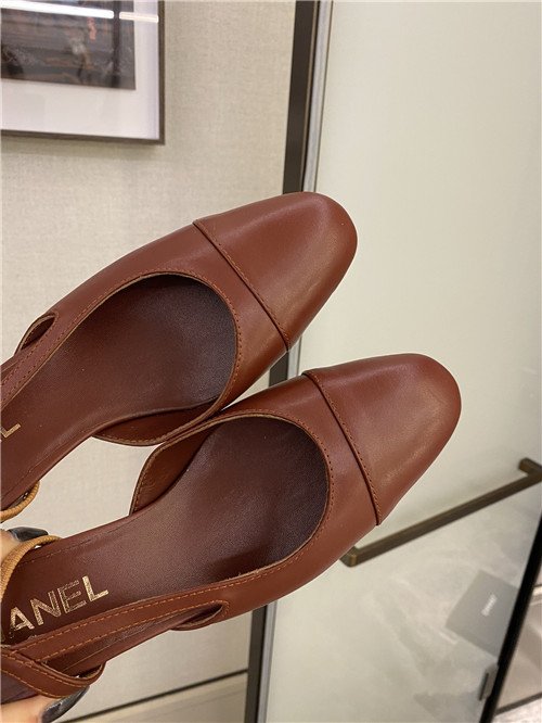 Ch**el Slingback Dupe heels sandals