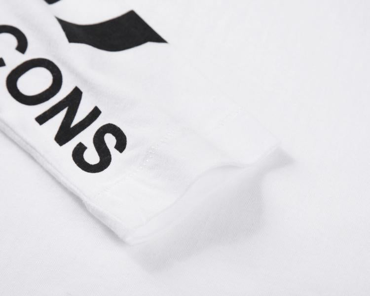 COMME DES GARCONS CDG Play Lone Sleeve T Shirt Black White