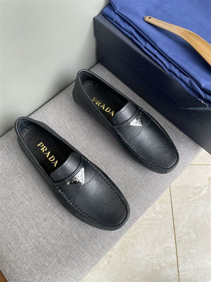 Pra*a SAFFIANO LEATHER DRIVER   PRS036