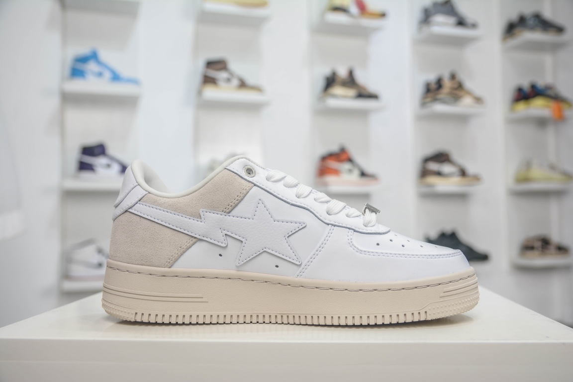 A Bathing Ape Bape Sta Low Cloud White
