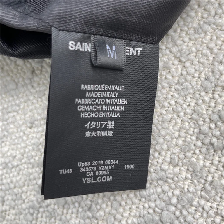 Sa1nt Lau*nt Real Leather Jacket