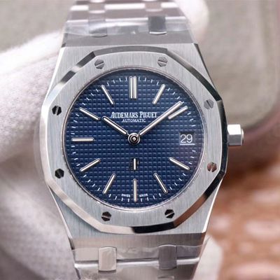 Replica Audemars P1g*et Royal Oak 15202ST.OO.1240ST.01 1:1 Best Edition ZF Factory Blue Dial Swiss ETA2121