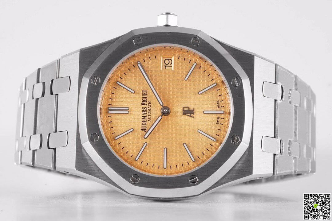 Replica Audemars P1g*et Royal Oak 15202BC.OO.1240BC.01 1:1 Best Edition KZ Factory Rose Gold Dial