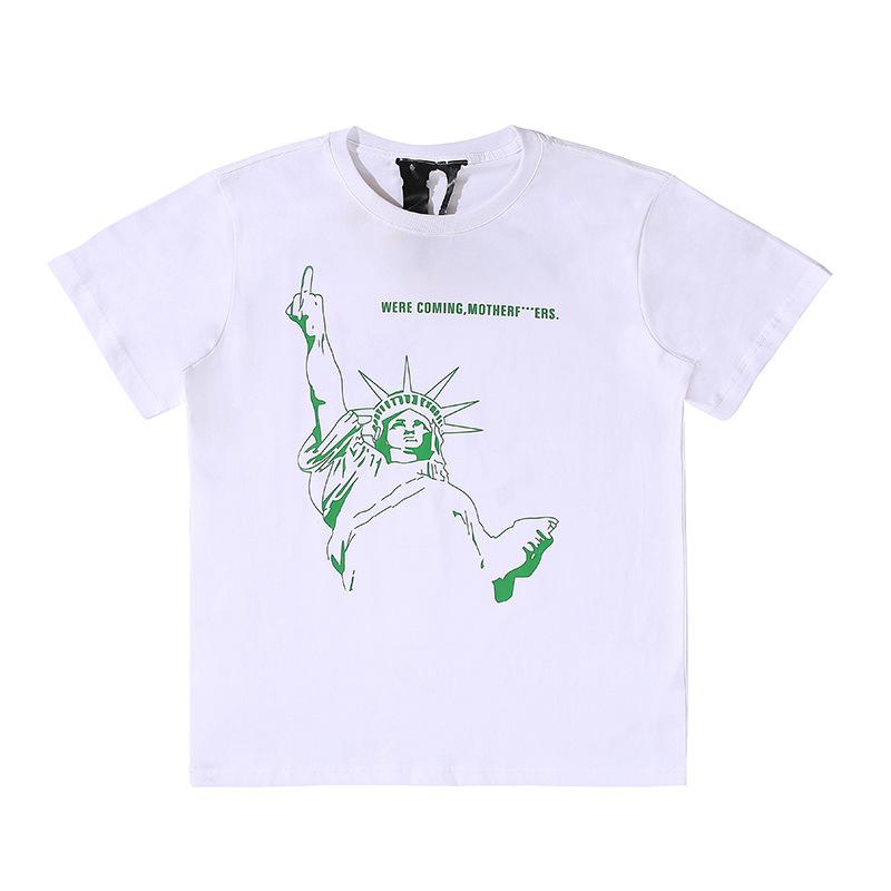 Replica Vlone NYC Pop Up Statue Of Liberty Were Coming Tee