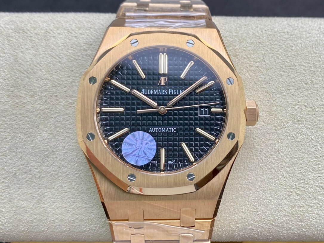 Audemars P1g*et Replica 15400OR.OO.1220OR.01 JF Factory Mechanical Watches 1:1 Best Edition Swiss ETA3120 Rosegold
