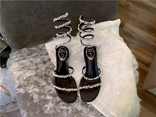 rene caovilla heels sandals