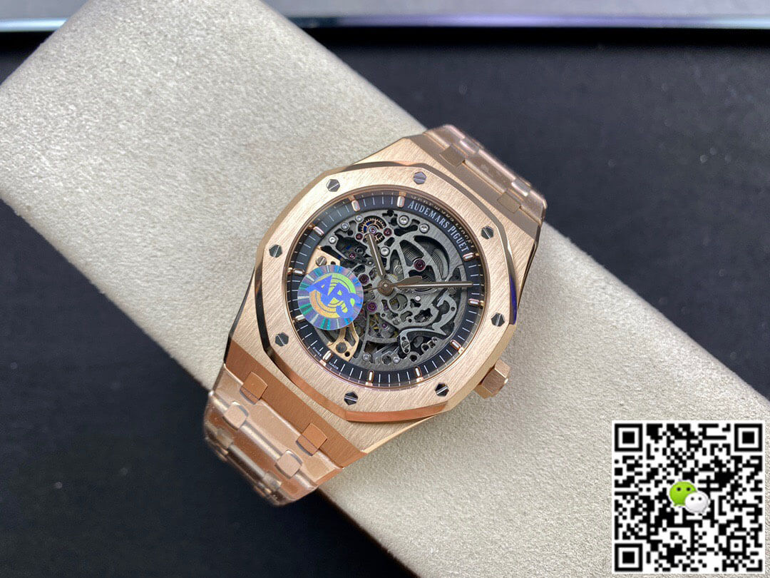 Replica Audemars P1g*et Royal Oak 15407OR.OO.1220OR.01 1:1 Best Edition APS Factory Dark Grey Dial