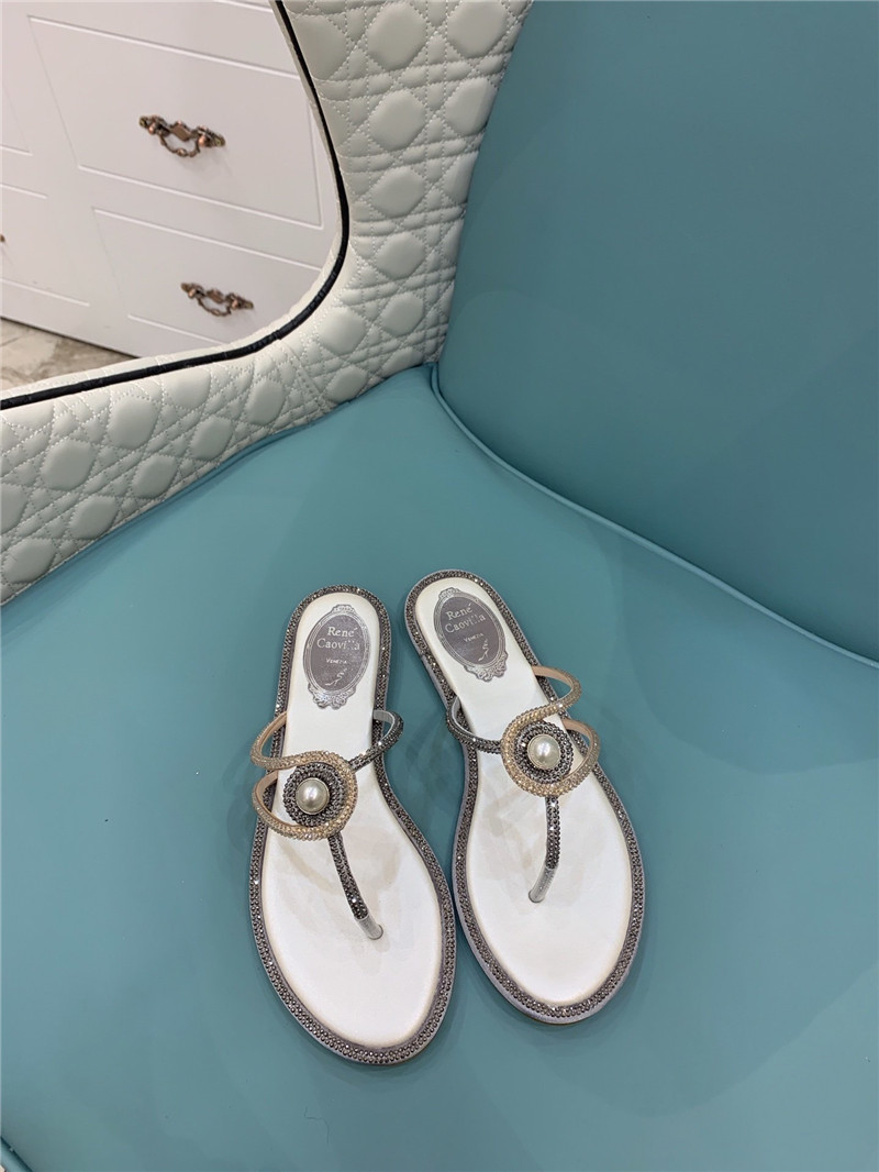 René Caovilla slippers sandals