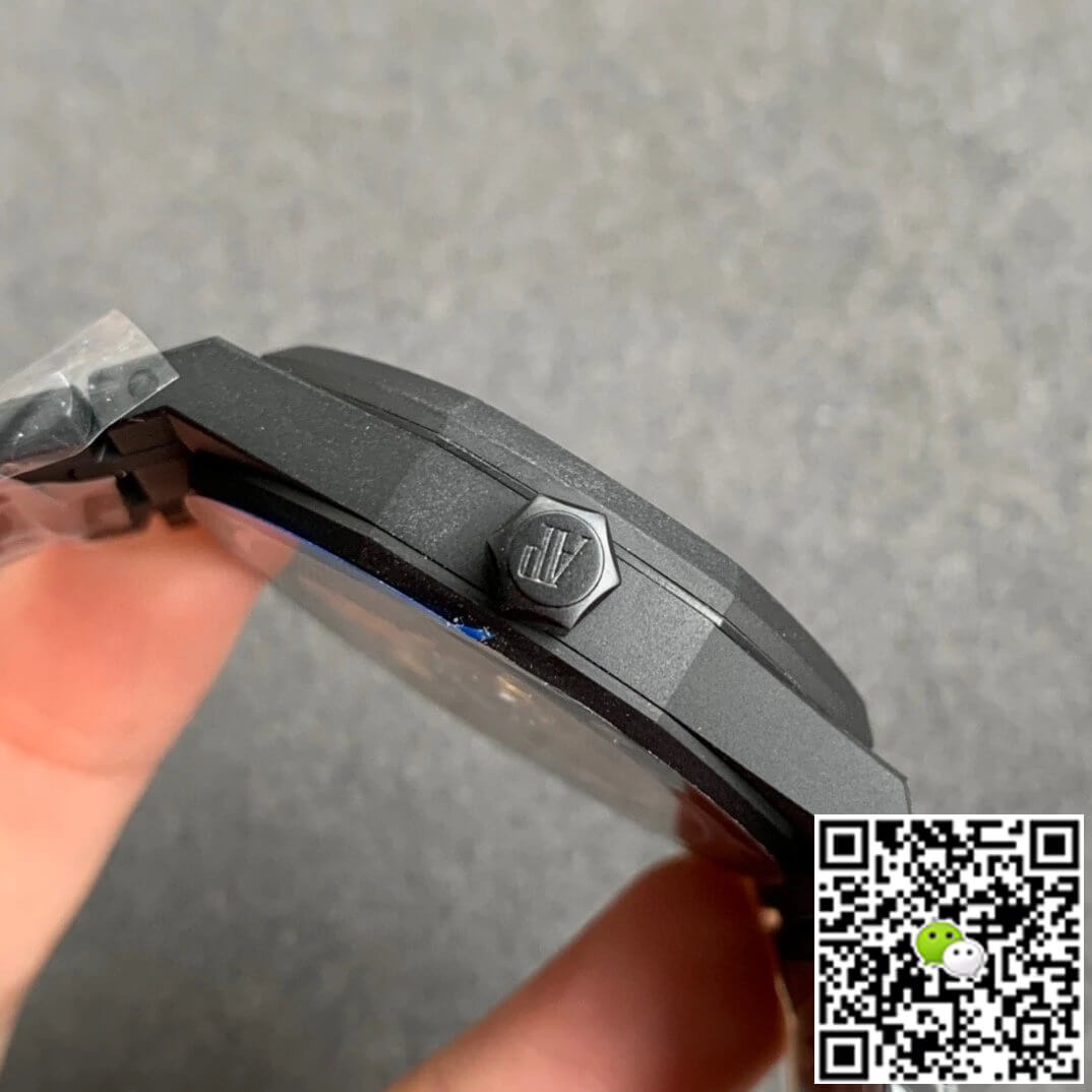 Replica Audemars P1g*et Royal Oak 15500 DLC Version 1:1 Best Edition ZF Factory Blue Dial