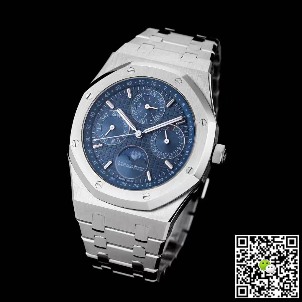 Replica Audemars P1g*et Royal Oak 26574ST.OO.1220ST.02 1:1 Best Edition APS Factory Blue Dial