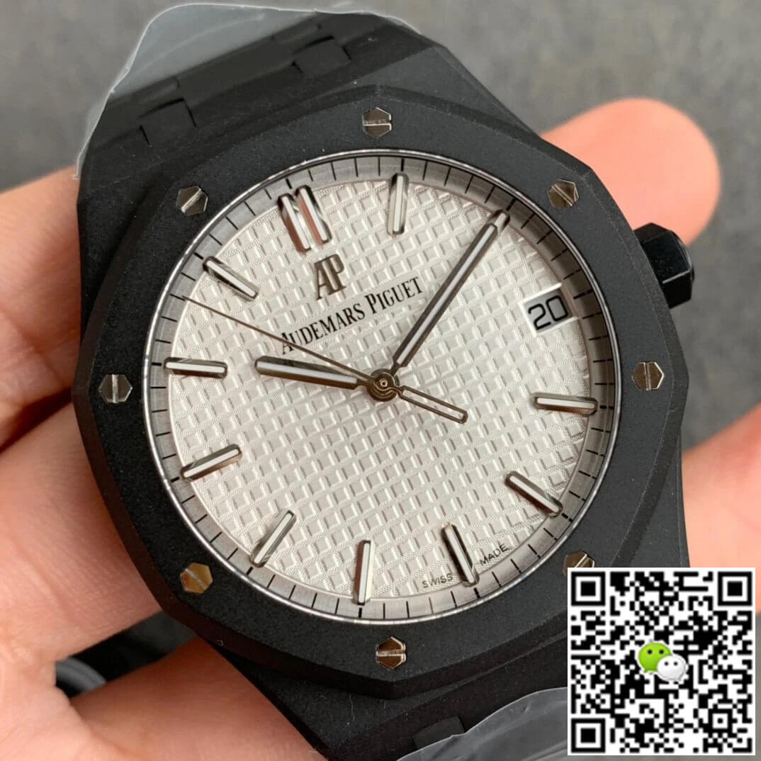 Audemars P1g*et Replica 15500 DLC Version 1:1 Best Edition ZF Factory White Dial