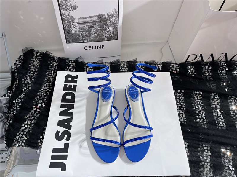 rene caovilla cleo flat sandals