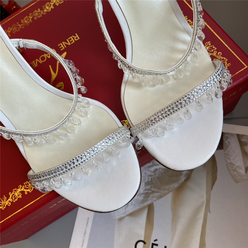 Rene Caovilla Classic Snake Wrap Sandals