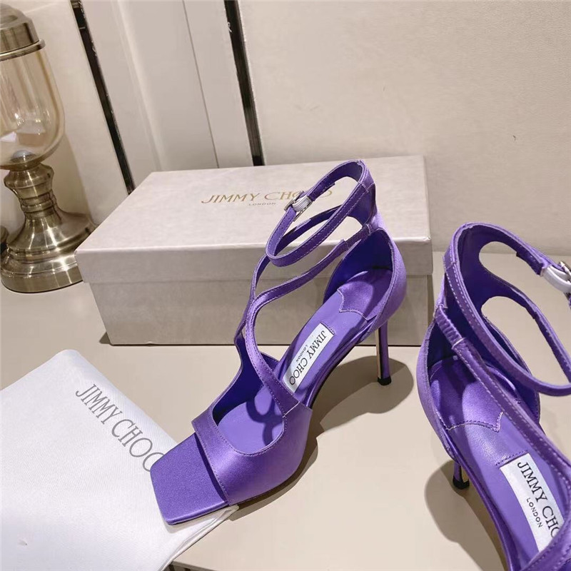 J1m*y Ch00 Paris window custom high-heeled sandals