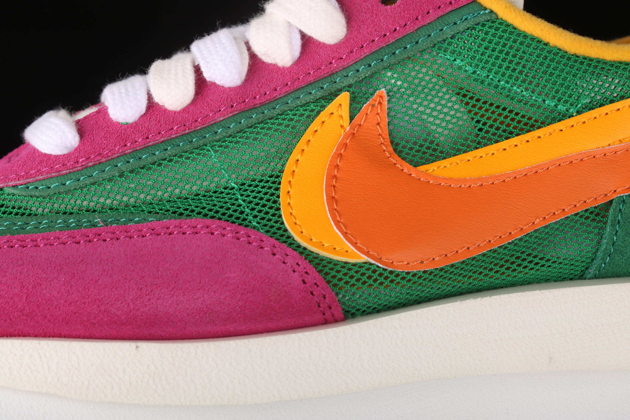 Sacai x Nk LVD Waffle Daybreak, Pine Green