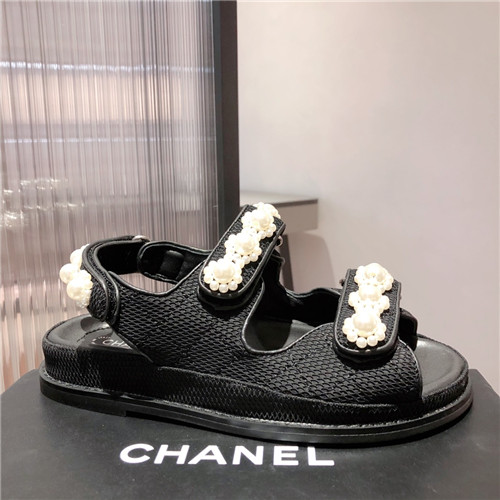 Ch**el flat beach shoes sandals