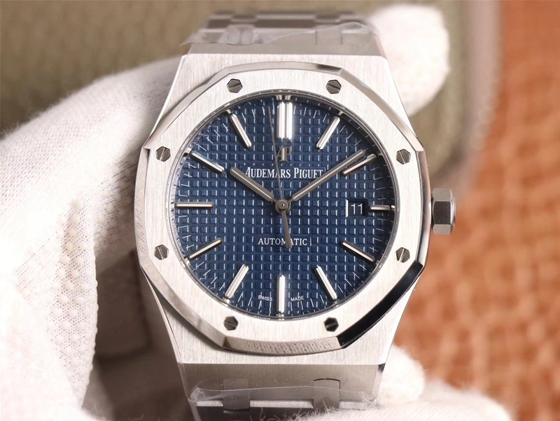 Replica Audemars P1g*et Royal Oak 15400ST.OO.1220ST.03 1:1 Best Edition ZF Factory Blue Dial Swiss ETA3120