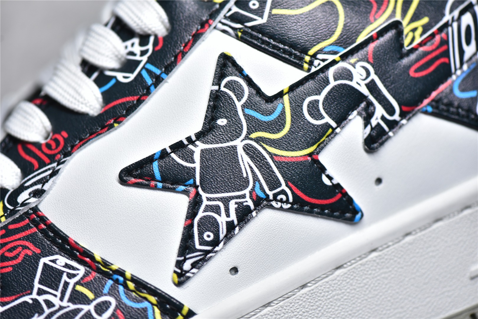 A Bathing Ape Bape Sta x Medicom Toy Bearbrick Camo Black