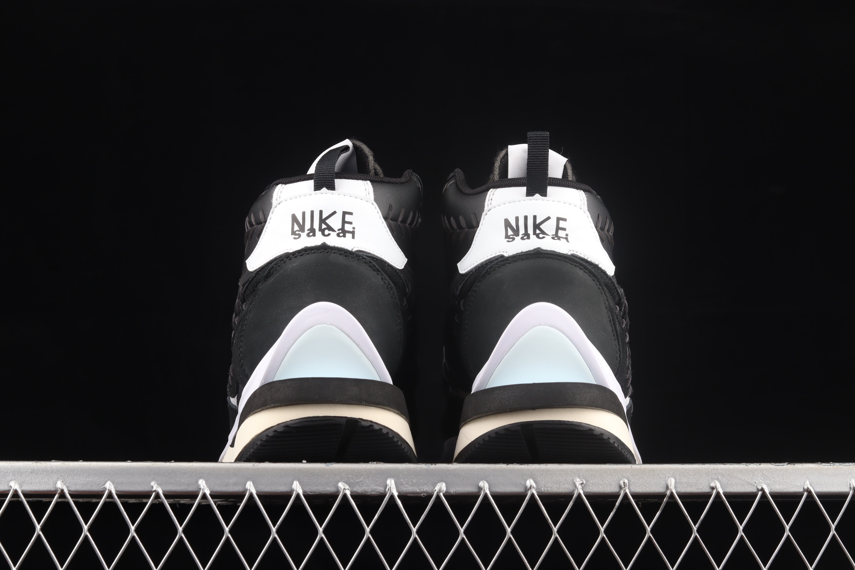 Nike Vaporwaffle, Sacai Jean Paul Gaultier Black White