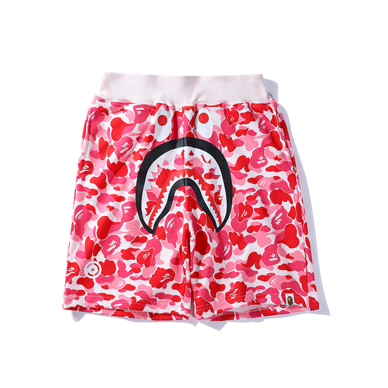 BAPE APE Shorts Shark Camo Blue Green Red Pants HDCP8669