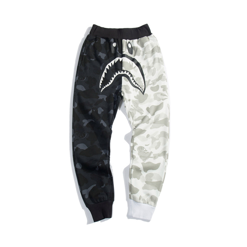 BAPE Shark Track Pants Sweatpants Camo HDCP8701