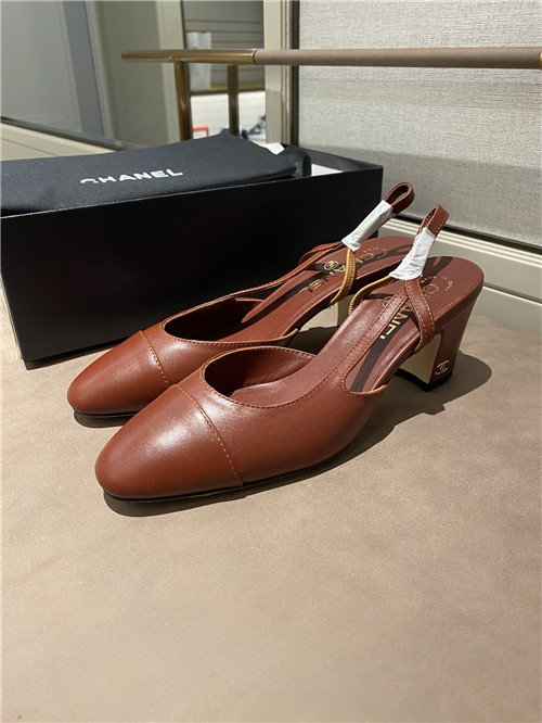 Ch**el Slingback Dupe heels sandals