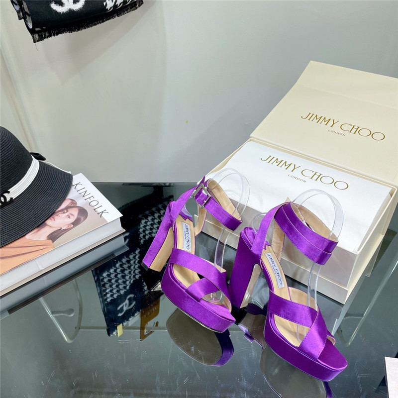 J1m*y Ch00 block heel sandals