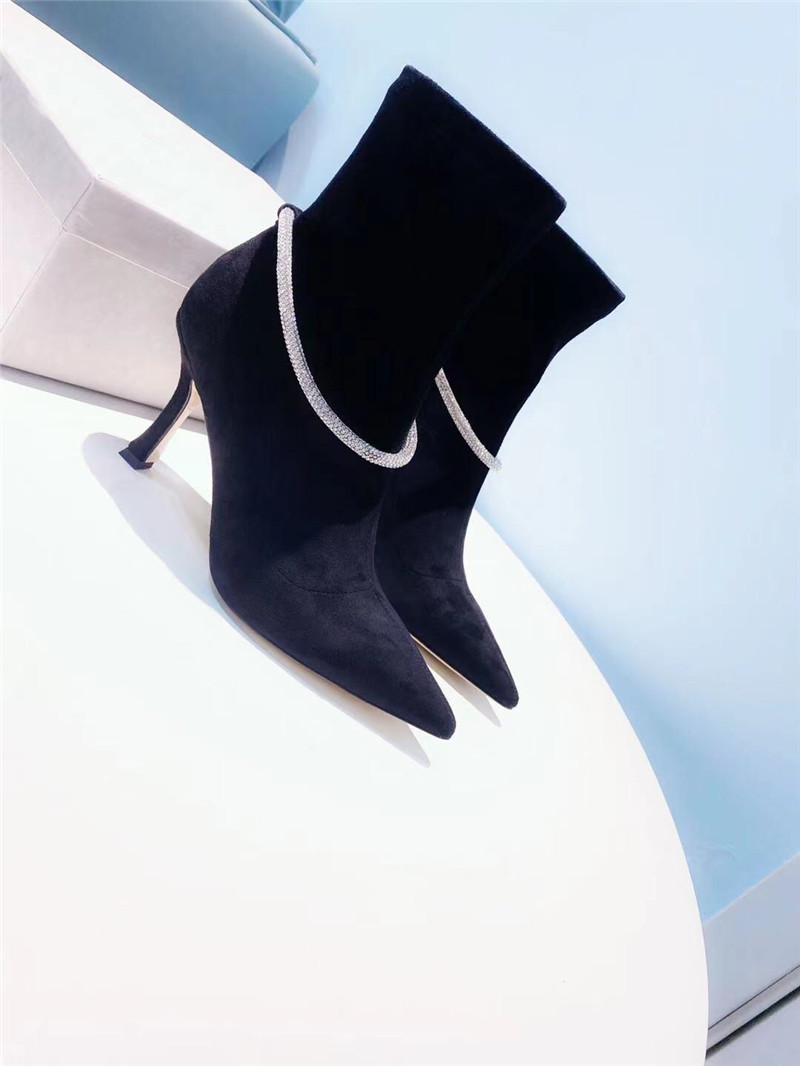 J1m*y Ch00 high heel stretch boots