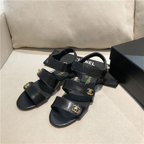 Ch**el flat sandals womens