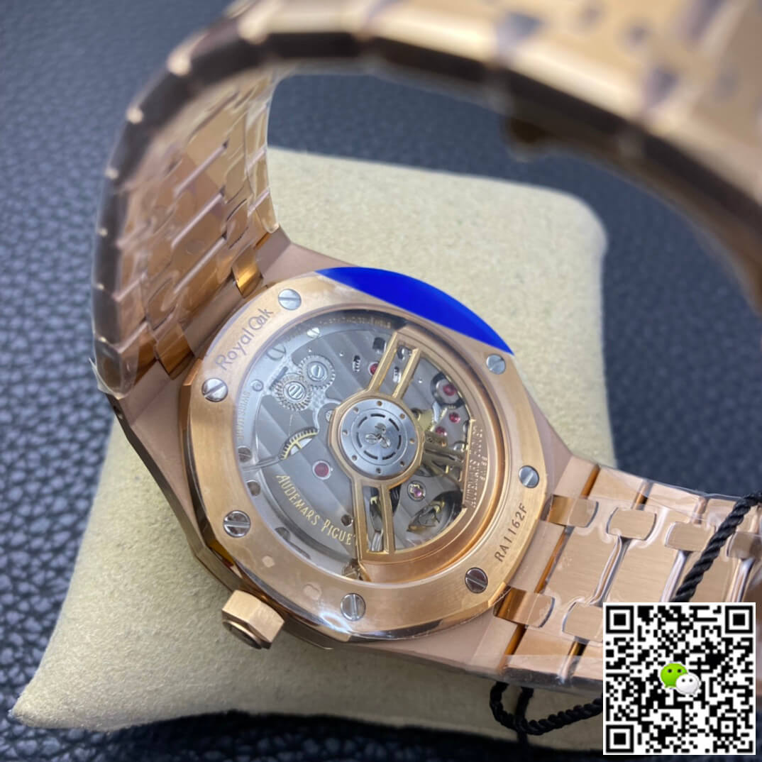 Replica Audemars P1g*et Royal Oak 15500OR.OO.1220OR.01 1:1 Best Edition ZF Factory Black Dial