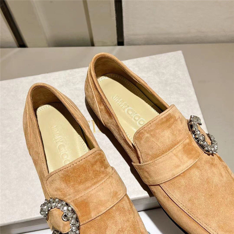 J1m*y Ch00 Deanna Low Heel Loafers