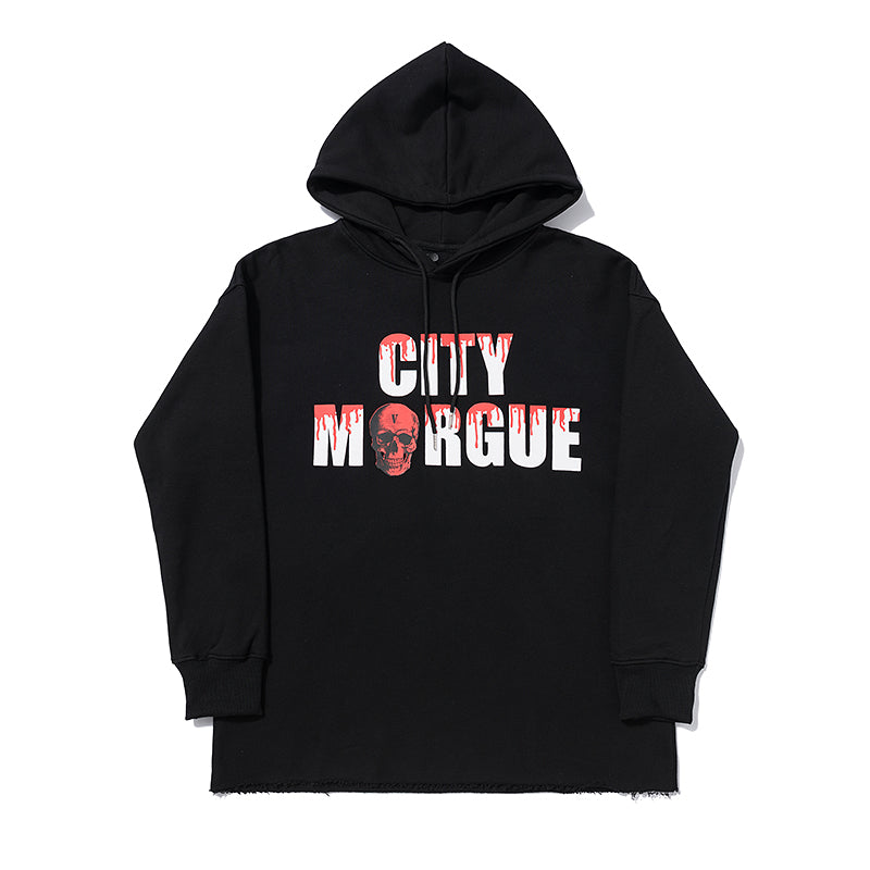 Vlone City Morgue Drip V Hoodie 6666
