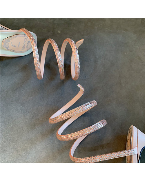 Rene Caovilla Dupe snake sandals