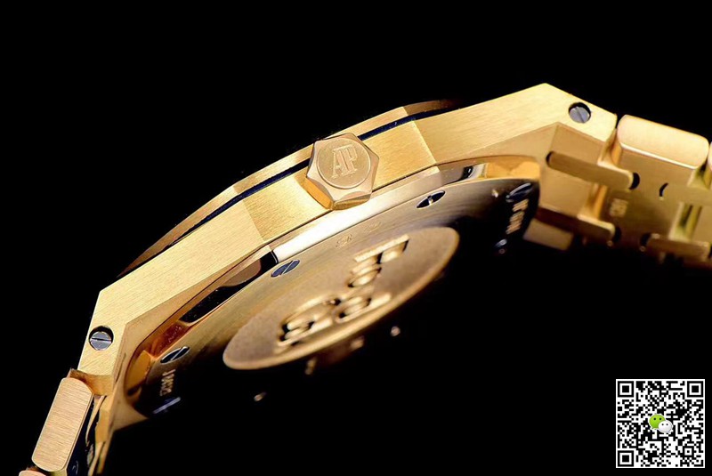 Replica Audemars P1g*et Royal Oak 67651BA.ZZ.1261BA.01 1:1 Best Edition JF Factory Yellow Gold D1am0nd Swiss Quartz